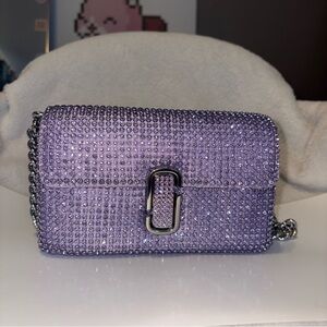 Marc Jacobs Purple Crystal Sparkling Purse